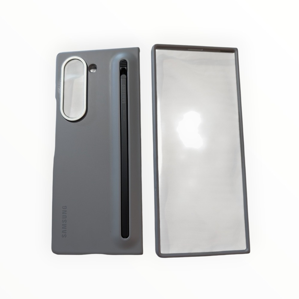 R8-Poly Slim S-Pen Case Samsung Galaxy Z Fold6 Gray (With Pen) Missing Adhesive‎